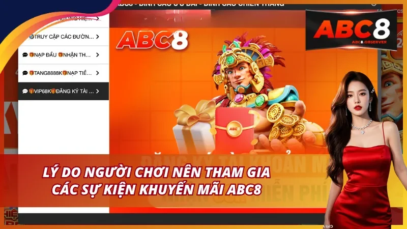 Lý do người chơi nên tham gia các sự kiện khuyến mãi ABC8